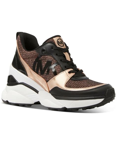 michael kors schoenen winter 2015|Michael Kors rose gold sneakers.